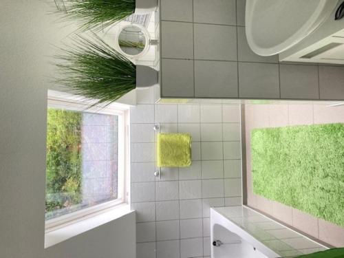 Phòng tắm tại Ferienwohnung Lenneblick