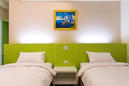 Кровать или кровати в номере Pandora B&B