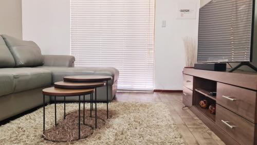 Χώρος καθιστικού στο Platinum Apartment