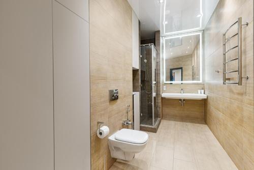 Kúpeľňa v ubytovaní Sea Symphony Design Apartment