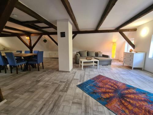 Khu vực ghế ngồi tại Fewo am Reiterhof