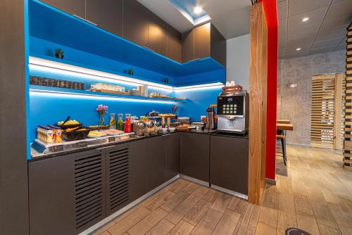 Dapur atau dapur kecil di ibis budget Lima Miraflores