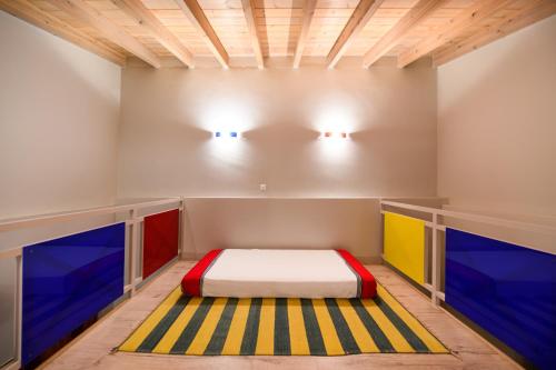 Letto o letti in una camera di Aphrodite Villas Halki - Villa Bougainvillea