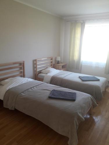 A bed or beds in a room at “Airīši”