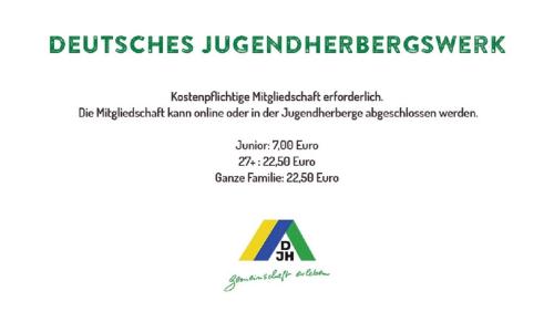 Certifikát, hodnocení, plakát nebo jiný dokument vystavený v ubytování HI Youth Hostel Lindau