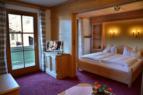 Cama o camas de una habitación en Hotel Krone
