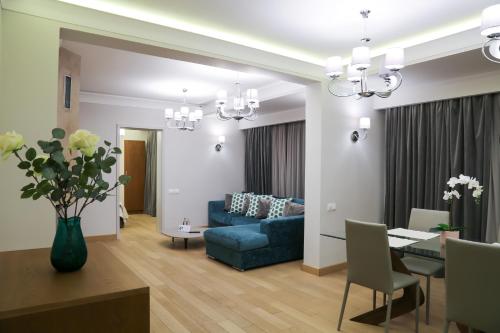Posezení v ubytování Expecto Apartments