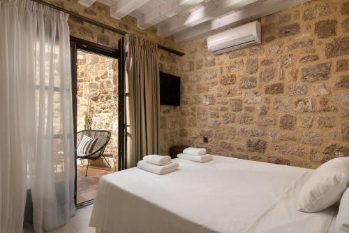 Vuode tai vuoteita majoituspaikassa San Antonio Luxury Apartments, Medieval Town