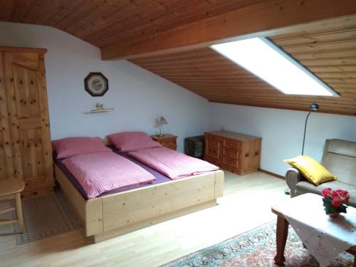 Postel nebo postele na pokoji v ubytování Gschwingerhof