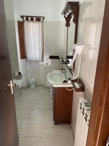 Koupelna v ubytování B&B Fiume