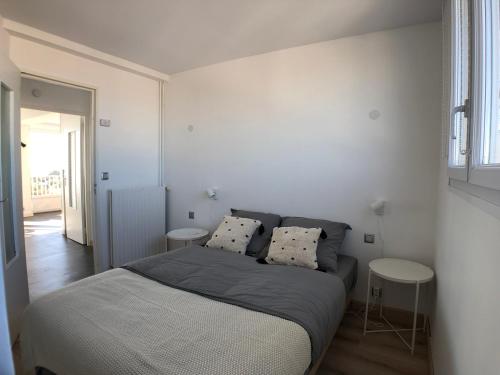 Posteľ alebo postele v izbe v ubytovaní Superbe appartement avec une vue mer panoramique