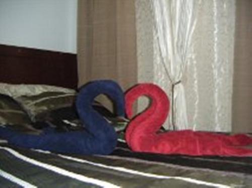 Katil atau katil-katil dalam bilik di The Oasis Davao Condotel