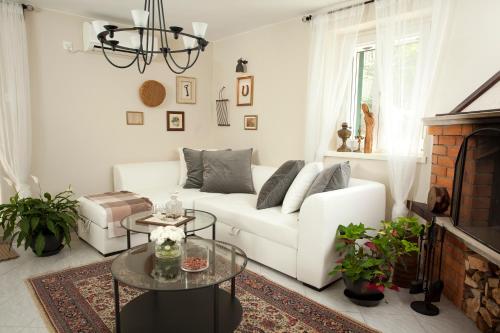 Posezení v ubytování Apartment Mascarelli