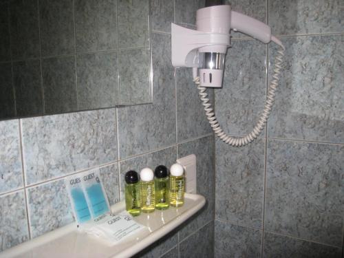 Koupelna v ubytování Hotel Barnetche