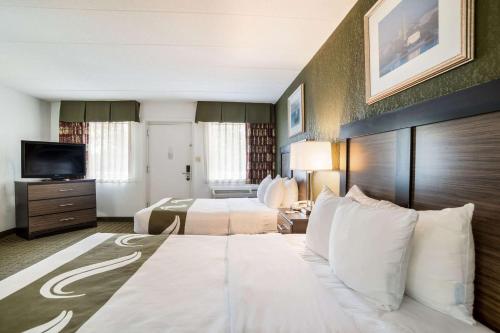 Ένα ή περισσότερα κρεβάτια σε δωμάτιο στο Quality Inn Mount Vernon