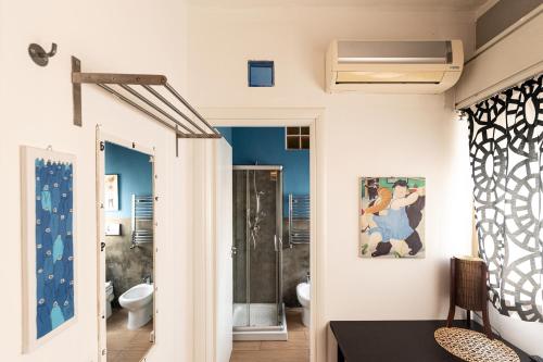 Koupelna v ubytování B&B Montecarlo