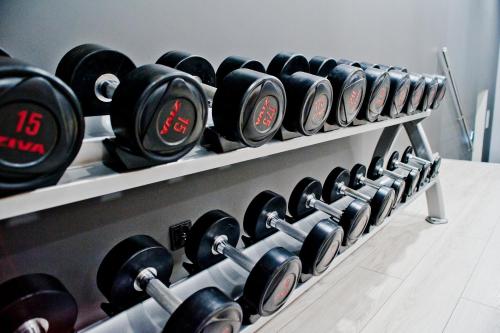 Fitness centrum a/nebo fitness zařízení v ubytování Ambasador Centrum