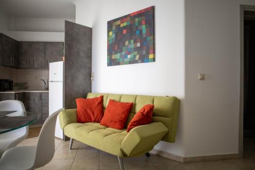 Χώρος καθιστικού στο Isola Apartments
