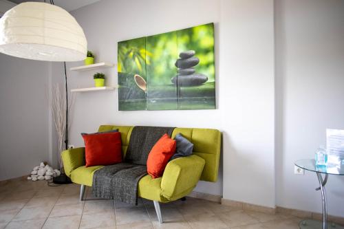 Χώρος καθιστικού στο Isola Apartments