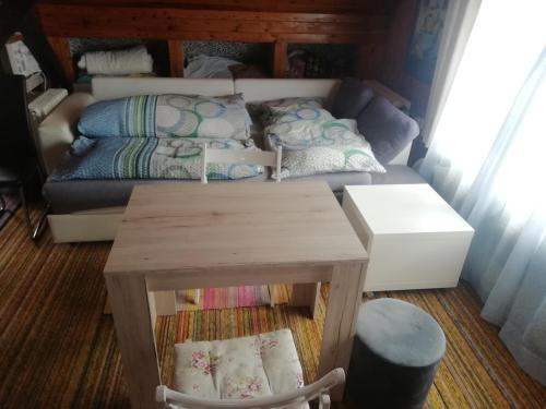 Ένα ή περισσότερα κρεβάτια σε δωμάτιο στο Suite Ohrada