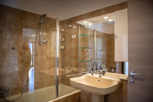 Koupelna v ubytování Residenza Zoia