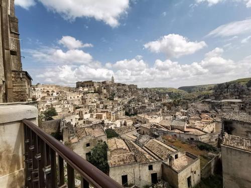 a view of a city from a balcony at Abaton - Casa vacanza in Metaponto