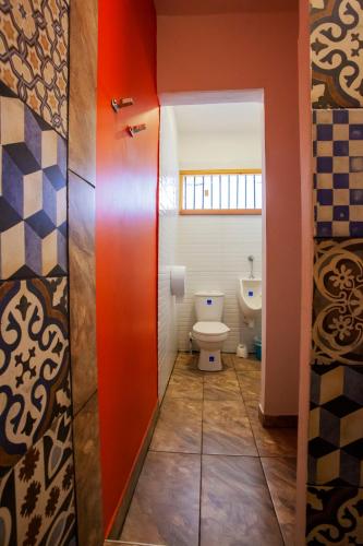 Koupelna v ubytování Hostal El Bando