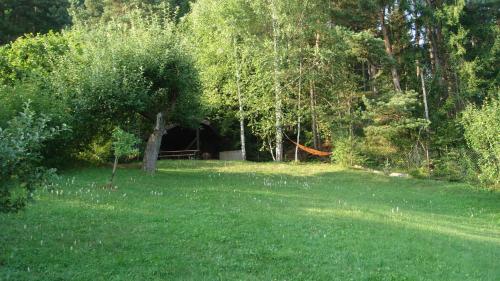 Zahrada ubytování Apartmán u Šárky
