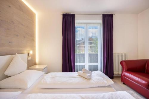 A bed or beds in a room at Apt Hofer Elisabeth