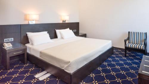 Cama o camas de una habitación en Monte Vardia