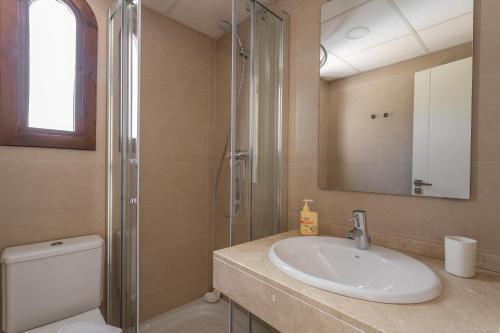 A bathroom at La Reserva
