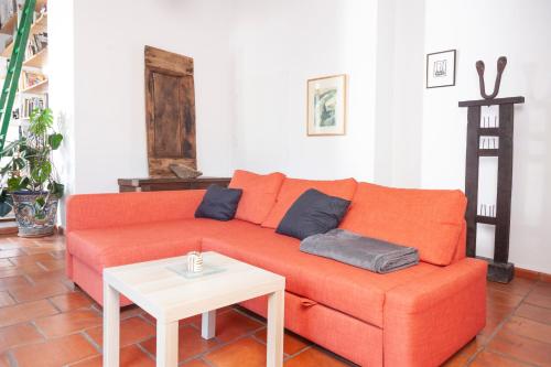 Χώρος καθιστικού στο La casona de Aguafría
