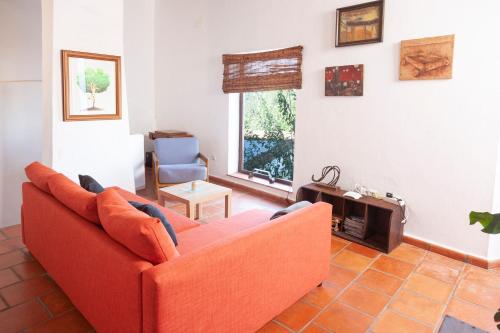 Χώρος καθιστικού στο La casona de Aguafría