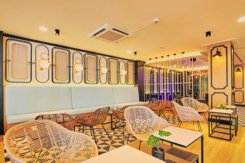 Χώρος καθιστικού στο Gloria Izaro Club Hotel