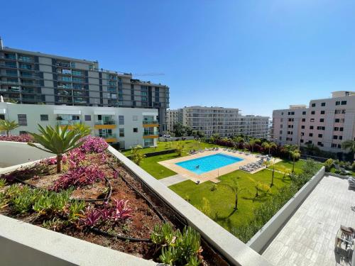 Pool view apartment