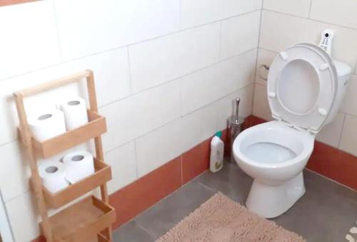 Koupelna v ubytování Maison charmante à Sainte-Anne