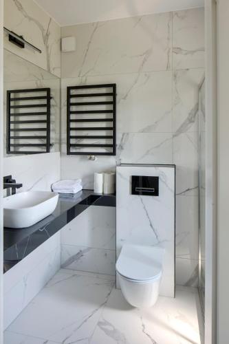 Ένα μπάνιο στο Apartamenty Zielona Lipka