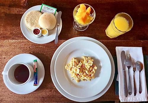 
Options de petit-déjeuner proposées aux clients de l'établissement Hotel La Plazuela
