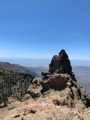 a view from the top of a mountain at Villa Rosaura in Las Palmas de Gran Canaria