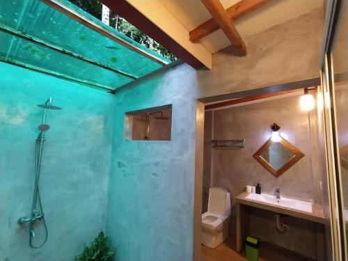 Koupelna v ubytování Manta Stay Thoddoo, Maldives