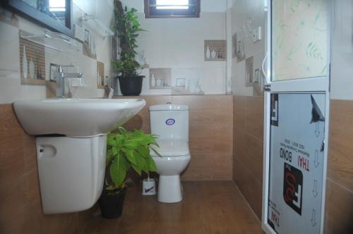 Koupelna v ubytování Nethum Beach House