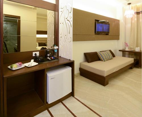 Un lugar para sentarse en Hotel Alleviate
