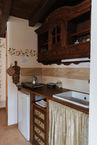 Una cocina o cocineta en Albergo Diffuso Polcenigo Ciasa VeS