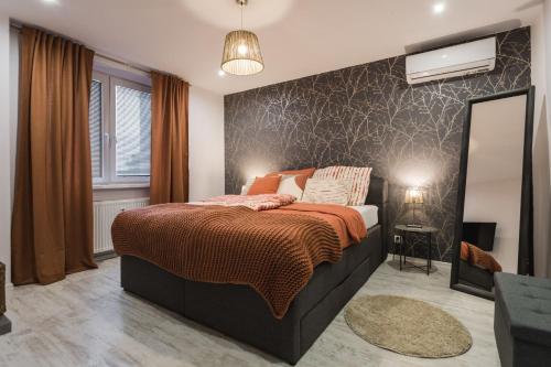 Posteľ alebo postele v izbe v ubytovaní FLEXIHOME SK - Kriva - central location - 2 bedrooms - 76 m2