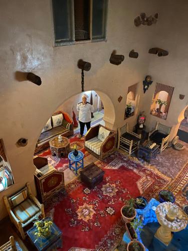 Zona de estar de Riad Paradise of Silence