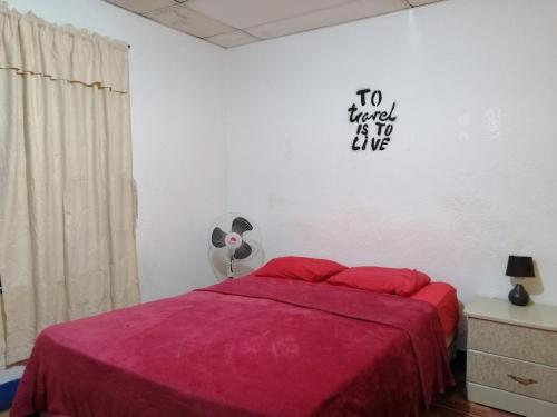 Cama o camas de una habitación en 4 Grados Hostel