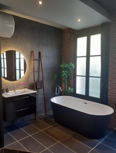 Koupelna v ubytování Le Studio Loft