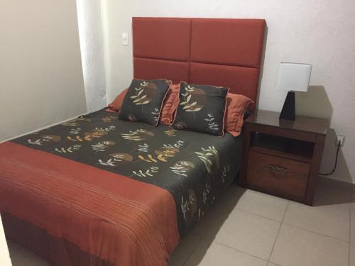 Katil atau katil-katil dalam bilik di Acapulco, Departamento PB en Marina Diamante