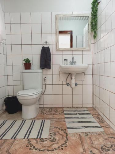 Koupelna v ubytování Urban Farm Haus Guesthouse