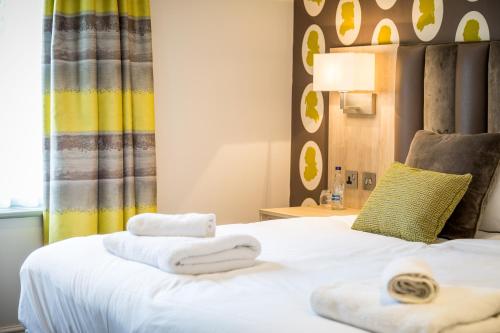 Katil atau katil-katil dalam bilik di The Nottinghamshire Hotel & Golf Club